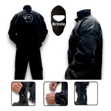 Roupa De Chuva Nylon Moto Conjunto Motoqueiro Emborrachado
