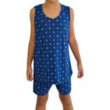 Roupa De Dormir Infantil Regata Masculino Camiseta Liganete