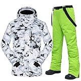 Roupa De Esqui Masculina De Inverno 30 Quente à Prova De Vento 10K Impermeável Conjuntos De Esqui E Snowboard Jaquetas Masculinas Para Esqui E Snowboard Conjunto 12 GG