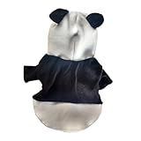 Roupa De Frio Para Pet- Casaco Panda Para Cães- Blusa De Inverno Para Cachorros E Gatos N-1