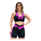 Roupa De Ginástica Conjunto Fitness Academia Feminino Treino