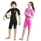 Roupa De Mergulho Infantil De 2 5 Mm Roupa De Banho De Neoprene Térmico Para Meninos E Meninas Com Zíper Nas Costas Para Mergulho Natação Surfe