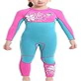 Roupa De Mergulho Infantil Feminina 3 Mm Neoprene Quente Proteção UV Rash Guard 6 7 Anos