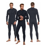 Roupa De Neoprene De Mergulho 3mm Fecho Frontal Surf Wetsuit