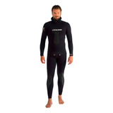 Roupa De Neoprene Pesca Sub Cressi Apnea Preta 3 5mm