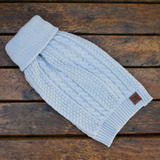 Roupa De Tricô Classic Para Cachorro Hello Pets Azul G