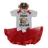 Roupa De Tutu Menina Papai Noel Natal Magia Festa Fantasia