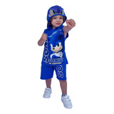 Roupa Fantasia Infantil Sonic