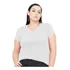 Roupa Feminina Blusa Bata De Malha Gola V Plus Size +56