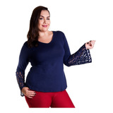 Roupa Feminina Blusa Plus