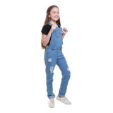 Roupa Feminina Jardineira Jeans Macacão 1