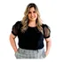 Roupa Feminina Plus Size Bata Manga Bufante Princesa +56