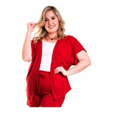 Roupa Feminina Plus Size Kimono De