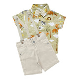 Roupa Festa Infantil Safari