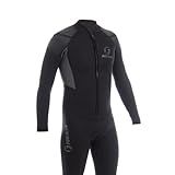 Roupa Fun Dive Mergulho Rocas 5mm Ziper Frontal Cor Preto 4XL 