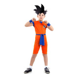 Roupa Goku Infantil Cosplay