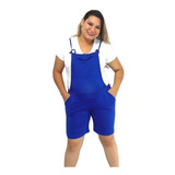 Roupa Gravida 1 Jardineira Gestante Macacão Blusa Brinde