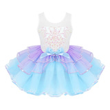 Roupa Infantil Bailarina Profissional Balé Paetês Saia Média