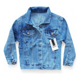 Roupa Infantil Bebê Jaqueta Jeans Claro Casaco Blusa Menino