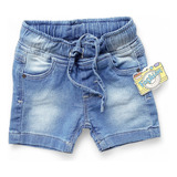 Roupa Infantil Bermuda Short Jeans Bebê Menino Lindo
