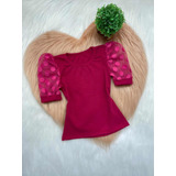Roupa Infantil Blusa Manga