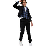 Roupa Infantil Calça Jogger E Jaqueta Jeans Bebê Menino
