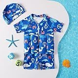 Roupa Infantil Colete Salva Vidas 3 A 8 Anos  Macacão Salva Vidas  Menino  AZUL   Natação  Praia  Piscina  Bebê  Kids  Boia Inflável  Infantil 