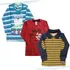 Roupa Infantil Kit 3 Camiseta Menino Frio Tam 1/2/3 Atacado