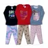 Roupa Infantil Kit 3 Conjunto Legging Menina Frio Barato