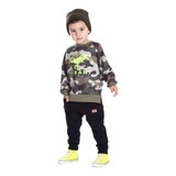 Roupa Infantil Menino Conjunto Moletom Frio