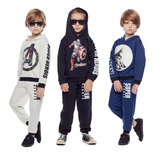 Roupa Infantil Moletom De Frio Inverno Peluciado 4 Conjunto