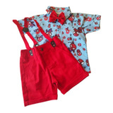 Roupa Infantil Social Homem Aranha Festa Aniversário
