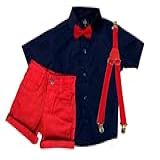 Roupa Infantil Social Menino Conjunto Festa Camisa Bermuda 6 