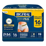 Roupa Íntima Bigfral Pants Premium P m Ou G xg 16 Unidades