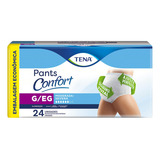 Roupa Íntima Descartável Unissex Tena Pants Confort G eg Absorção Moderada A Intensa 24 Unidades