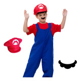 Roupa Luigi Ou Mario Infantil Jogo