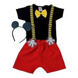Roupa Mickey Conjunto Mesversario