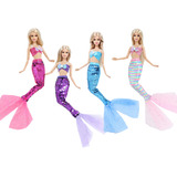 Roupa P/ Barbie Sereia Brilho Luxo Susi, Disney Princesa