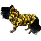 Roupa P Cachorro Grande Blusa Casaco Moletom Camuflado Pet