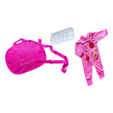 Roupa Para Bebê Reborn Kit Macacão Bolsa Maternidade Enxoval