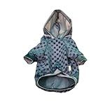 Roupa Para Cachorro Moletom Com Capuz Modernpet Azul Tam M