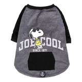 Roupa Para Cães Camiseta Cinza Snoopy
