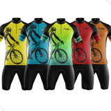 Roupa Para Ciclismo Masculino Conjunto Uniforme Ciclista Clr
