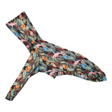 Roupa Para Galgo Whippet Proteção Uv 50 Tropical Marinho