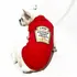 Roupa Pet De Verão Pra Cachorro Regata Ketchup Ruff Mostarda