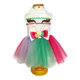 Roupa Pet Fantasia Vestido Unicórnio Luxo Para Cão E Gato
