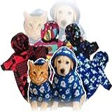 Roupa Pet Inverno Frio Soft Casaco Com Capuz Para Cães E Gatos Quentinho Confortável Estiloso -Pequeno-