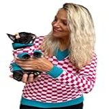 Roupa Pet Jacq Elast Blusa Femina Jacq Kit Katlen Tricot Pink G 