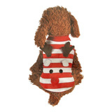 Roupa Pet Listrada Cachorro De Rena Natalina Natal