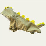 Roupa Pet Moletom Cachorro Cães Inverno Plush Dinossauro